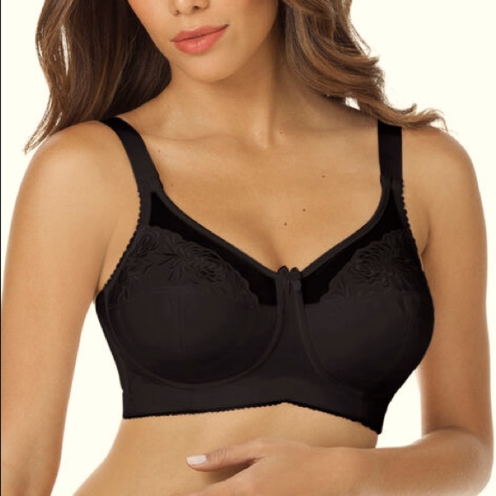 Embroidery Wireless Unlined Bra